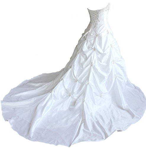 FairOnly Liebsten TAFT Hochzeits Brautkleid X58 – Bild 5