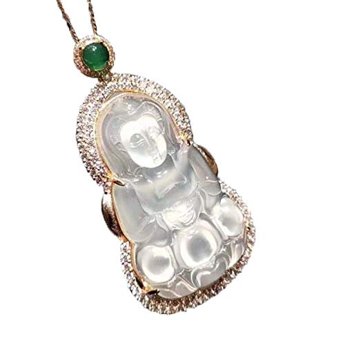 Collier en argent 925 et chalcédoine blanc naturel : le cadeau idéal pour femme