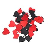 Cabilock 60g Poker Konfetti Kunststoff Partydeko Bar Tischstreuung Casinospiele Zubehör Für Geburtstag Hochzeit