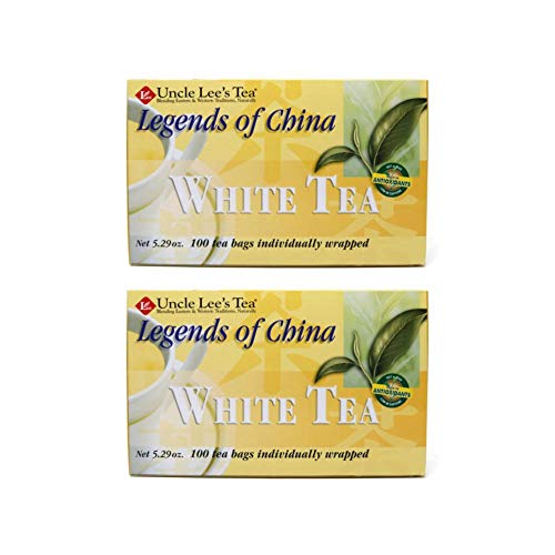 Legends of China White Tea 100 Bags (Pack of 2)