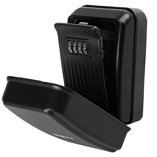 NBYT Portable Combination Lock keybox, Wall Mount,For House Keys Key Hiders to Hide a Key Outside,Waterproof Key Safe Storage Lock Box