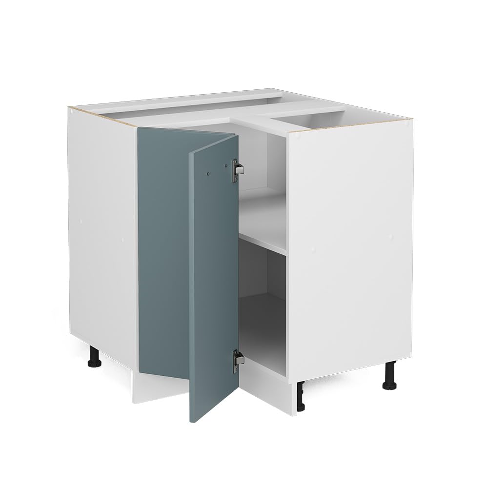 Vicco Mobile ad angolo cucina R-Line, Grigio-blu, 75.6 cm