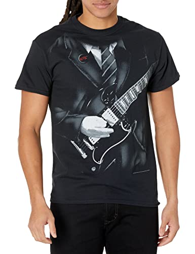 T-shirt AC/DC Angus Young Liquid Blue pour éviter les looks de groupe fades