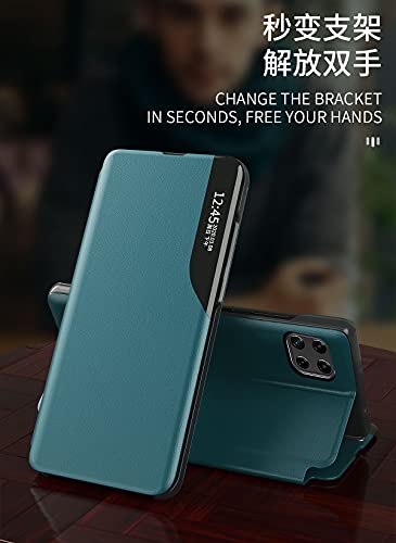 Celular Capa Samsung Galaxy A22 5G Case Função de Sono Inteligente(Exibidas hora e data) Função de S