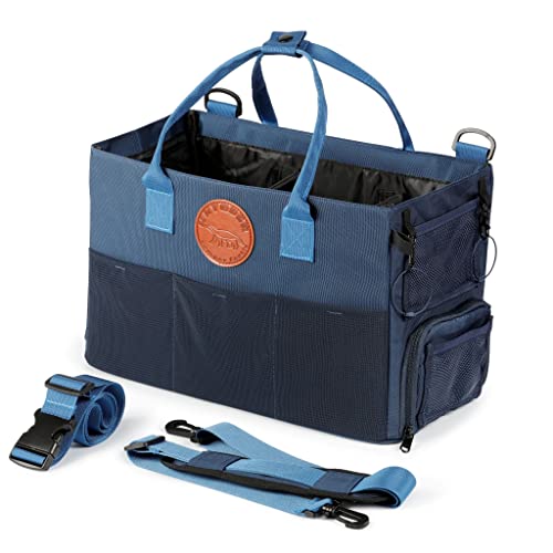 HNYBDGR Large Cleaning Caddy Bag for Housekeeping and Organization in Kitchen| Under Sink Storage |Shoulder Strap Carry Handle| Quality Professional Cleaning Supplies Under Sink Organization Storage| Household Cleaning Tools