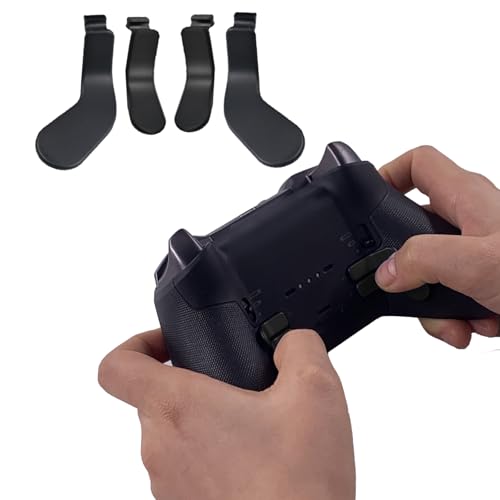 Image of 6 in 1 Metal Paddles for Xbox Elite 2 Controller,Elite Series 2 Controller Accessories for Xbox Elite Controller Series 2 Core,Includes 4 Paddles,2 Dpads(Black)