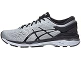 ASICS Men's Mens Gel-Kayano 24 Athletic Shoe, Silver/Black/Mid Grey, 11 Medium US