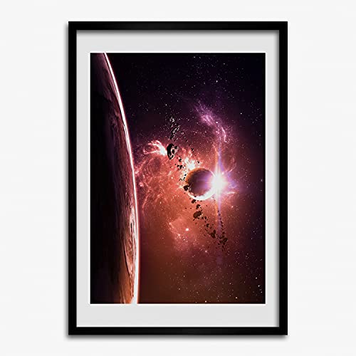 Affiche galaxie 50x70 cm Tulup pour habiller un mur vide