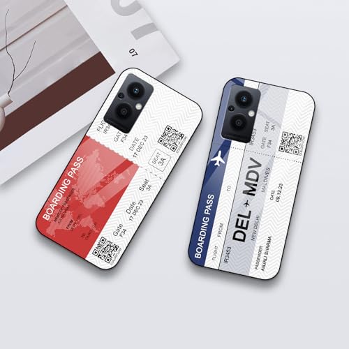 Image of COLORflow Back Cover Compatible with Oppo F21 Pro 5G / F21S Pro 5G | Boarding Pass Customized | Shockproof TPU Bumper with Camera Protection Back Cover Compatible with Oppo F21 Pro 5G / F21S Pro 5G