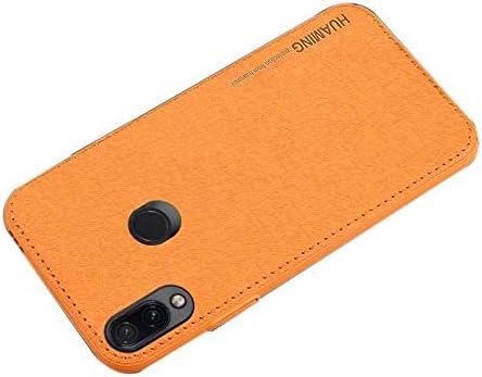 Vaku Xiaomi Redmi Note 7 / Redmi Note 7 Pro Luxico Series Hand-Stitched Cotton Textile Ultra Soft-Feel Shock-Proof Water-Proof Back Cover-Brown