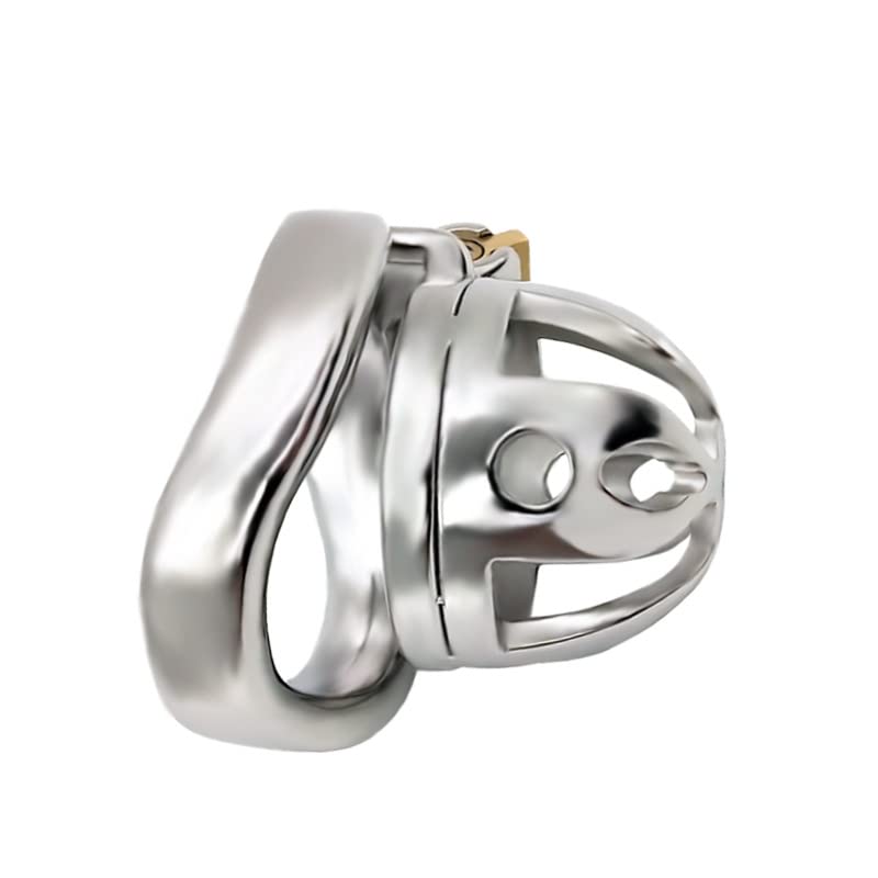 Gabbia per Uomo in Acciaio Inossidabile, Regolabile, Curva, Accessorio per Casa (40mm)