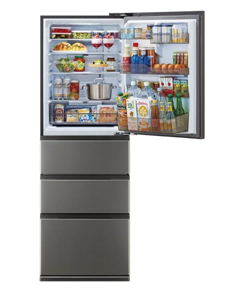 Amazon | アクア 冷蔵庫 362L 右開き 4ドア 幅60cm 真ん中冷凍室 LED庫