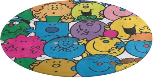 Mr Men And Little Miss ~` O 􂦂 z  ~ߕt O}bg J[ybg k y ܂ `FA}bg h ϖՐ 90cm tďH~  Eh ی^ O }bg I[V[Y tA}bg 