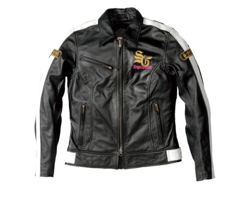 Amazon | [シンプソン] Angel Hearts Leather Jacket Black WL AHL-091