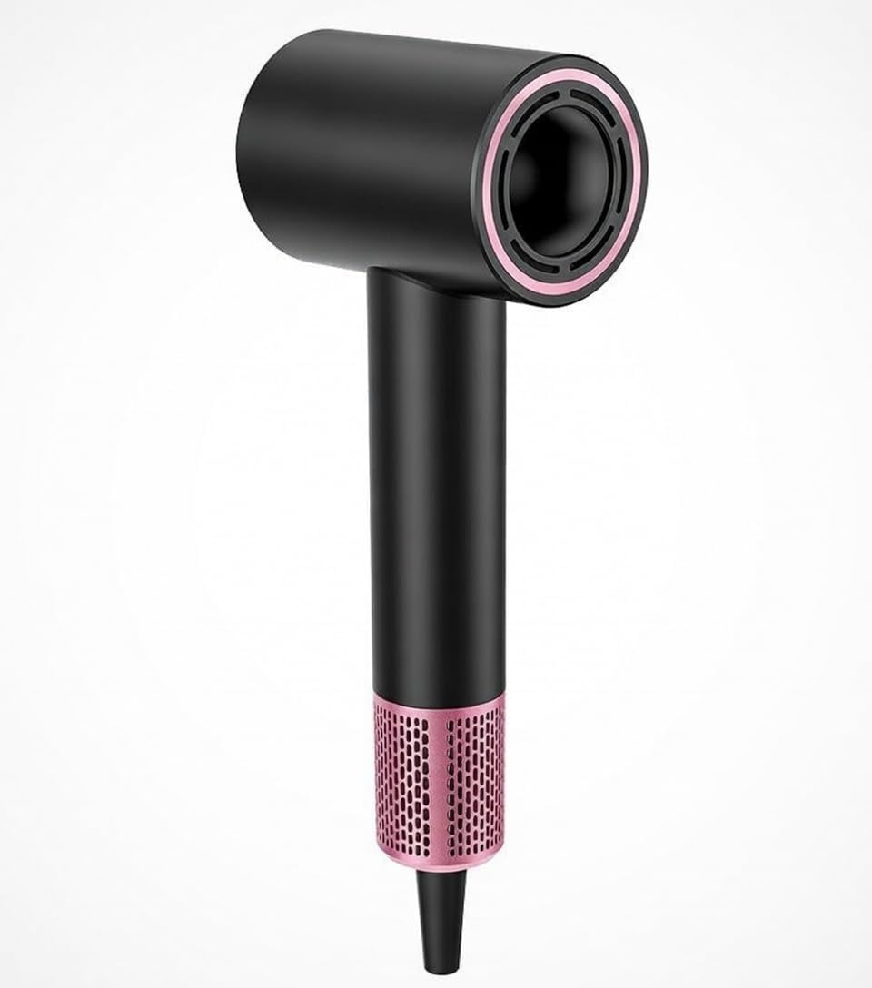 High Speed Ionic Hair Dryer - Professional Blow Dryer-3 Min Fast Drying&Heat-Control&Low Noise&Lightweight&Safe with Magnetic Diffuser and Nozzle Salon for Home&Travel&Woman&Man