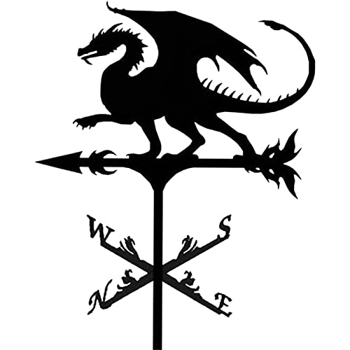 WDWDW Girouette de Jardin, girouette en métal, girouette de Jardin en Fer, Ornements de décoration pour la Maison, la Cour, Le Patio, la décoration Girouette en Forme de Coq