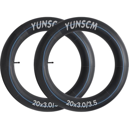 YunSCM 2-Pack Fiets Fat binnenband 26X3.0/3.50 AV32mm Ventil compatibel 26 inch Fat E-Bike Fietsbinnenband 26x3.0 26x3.50 - Afbeelding 3