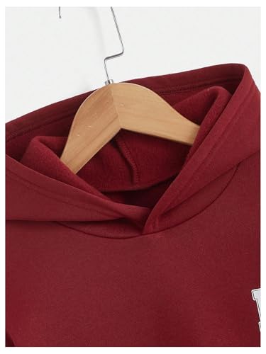 Image of Floerns Boys Graphic Print Sweatshirt Long Sleeve Drop Shoulder Pullover Hoodie
