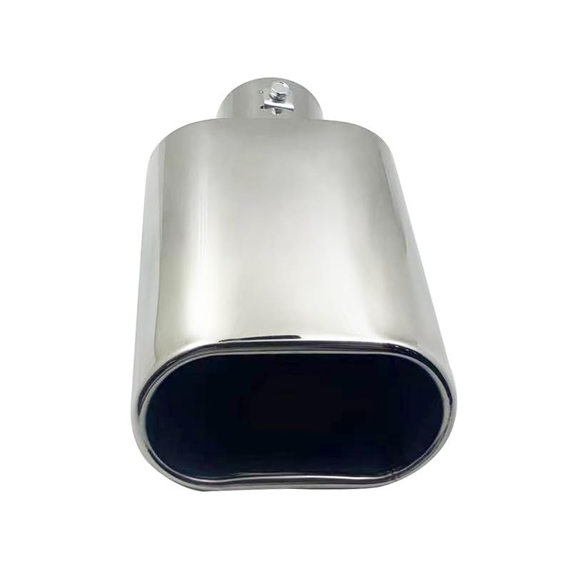 Silencieux d'échappement voiture embout universel 1.5 2.25 pouces en inox argent