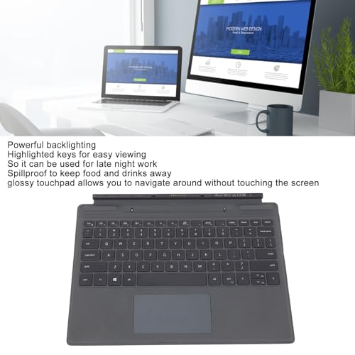 Clavier détachable rétroéclairé pour taper confortablement dans le noir - 2