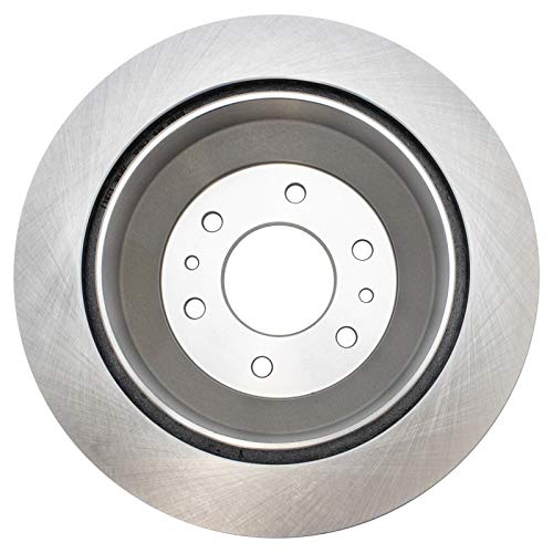 Image of TRQ Rear Semi Metallic Brake Pad and Rotor Set