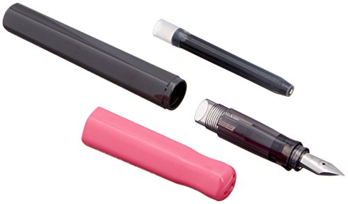 Image of Pilot Kakuno Fountain Pen of Biginners, Fine Nib, Pink Body (FKA-1SR-PF)