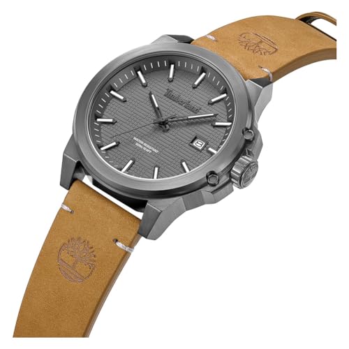Montre dateur Timberland boîtier 46 mm pour éviter les retards