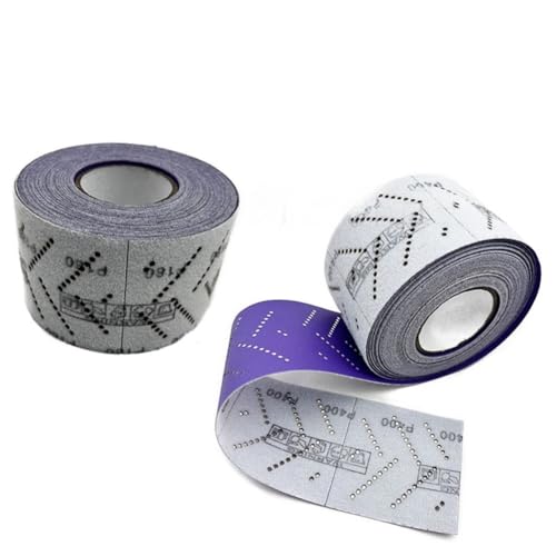 Papier abrasif violet 12 m avec extraction multi-trous et grain 80 à 600 - 5