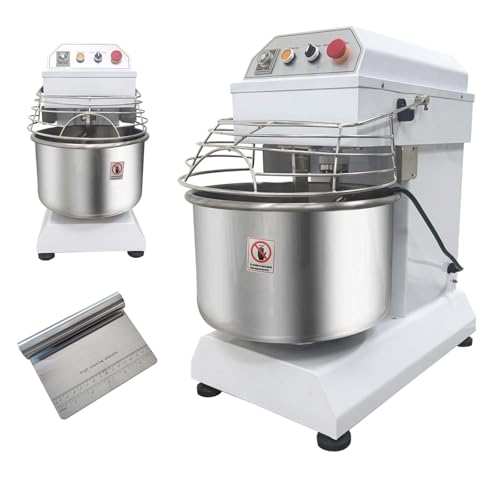 Yokoma 50QT Commercial Dough Kneader Mixer 2500W Electric Dual-Speed Flour Blender Kneading Machine Stainless Steel Stand Bakery Mixer for Restaurants Bread Pizza, 44.09lb Capacity 220V Without Plug Yokoma 50QT Commercial Dough Kneader Mixer 2500W Electric Dual-Speed Flour Blender Kneading Machine Stainless Steel Stand Bakery Mixer for Restaurants Bread Pizza, 44.09lb Capacity 220V Without Plug