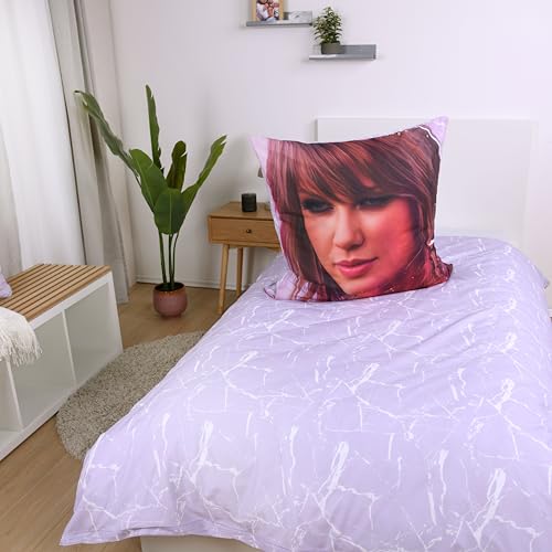 Parure de lit Swiftie réversible housse couette 140x200 coton ado