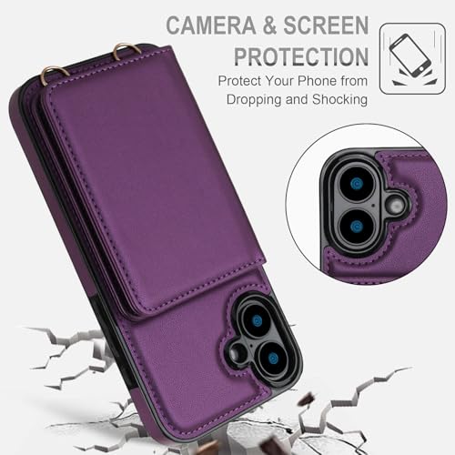 Coque iPhone 16 protège l'écran et bloque le piratage RFID
