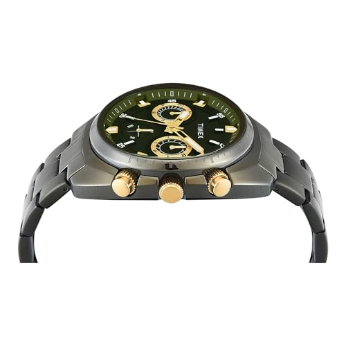 Image of TIMEX Green Round Dial Analog Men's Watch - TWEG28201