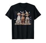 Photo Gallery carino vizsla cane vestito fantasma divertente halloween maglietta Photo Gallery carino vizsla cane vestito fantasma divertente halloween maglietta