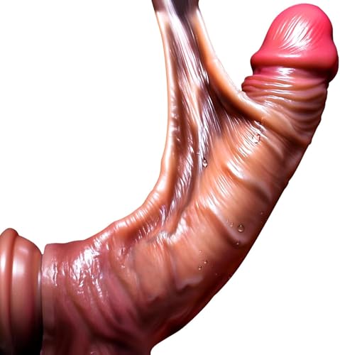 Realistischer Dildo – Sex Spielzeug für die Männer Frau Weicher Analdildo G-Punkt Stimulation, Sexspielzeug für Paare Extrem Sex, Sex Toys für Frauen und Männer penis