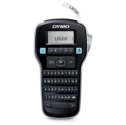 DYMO LabelManager 160 Portable Labelling Device | Labelling Device with QWERTZ Keyboard | Easy Text Editing