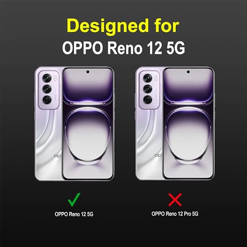 Image of Zapcase Back Case Cover for Oppo Reno 12 5G | Compatible for Oppo Reno 12 5G Back Cover | Liquid Silicon Magic Case with Camera Protection | Black