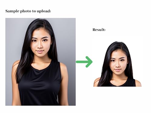 Passport Photo Same Day Shipping (4 Pieces) - Passport Pictures for ID, Visa, Immigration, Application