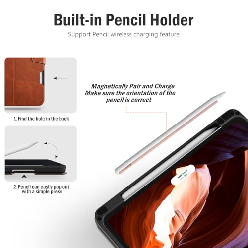 Funda para iPad elegante con acabado mate texturizado 6