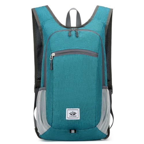Generic Folding Unisex Green Large Modern Outdoor Backpack, Suitable for Hiking, Camping, and Sports