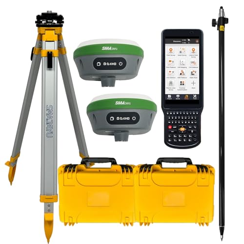 RTK GPS with Tripod, Pole and Tribrach with Optical Plummet