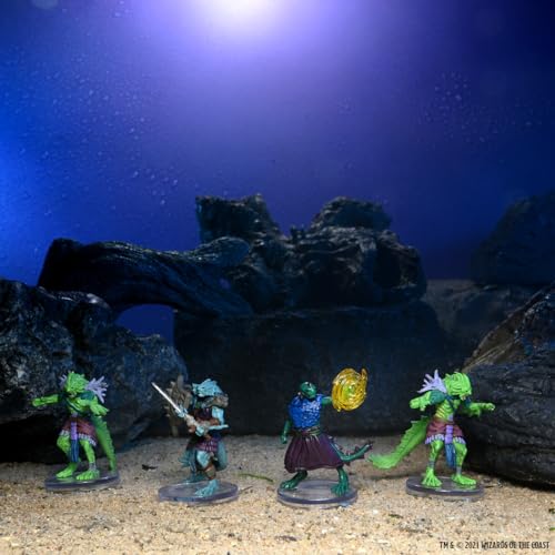 WizKids (Sahuagin - D & D Icons of the Realms: Sahuagin Warband Miniatures