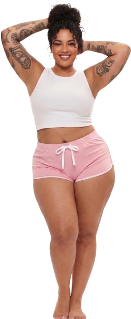 unfld Womens Shorts Cotton High Waist Casual Summer Shorts for Women Stretchable Lycra Sports Gym Running Workout Yoga|Biker Shorts Cycling Shorts Comfortable Casual Wear-picture-28