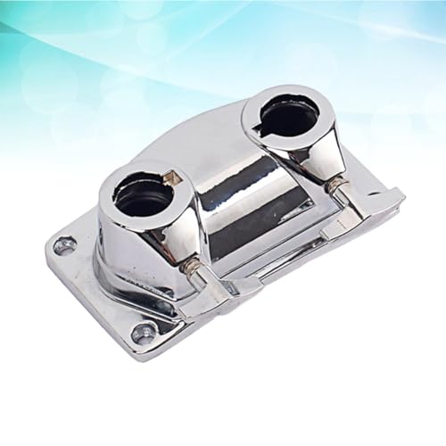 Base clamp doble para tambor tom metal miniatura 6