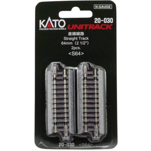 Preisvergleich Produktbild Kato Gerades Gleis 64 mm / 2 Stück / UNITRACK / Spur N #7078005