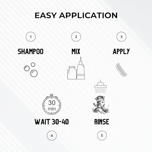 Tinte para Cabello Negro para Hombres, Cobertura de Raíces miniatura 3