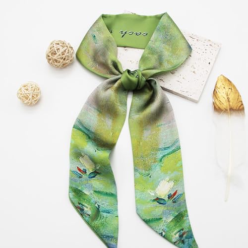 3 Pack Purse Scarf Set,Silk Ribbon Scarves for Bags Head Scarf for Handbag Handle Scarf Band Hair Neck Scarf for Women Fashion Holiday Gifts Wrapping,292