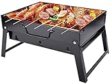 RTYGFDSW Parrillas de Barbacoa Independientes Parrilla de carbón Plegable portátil Parrillas de Barbacoa pequeñas