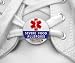 SEVERE FOOD ALLERGIES I Carry an EpiPen Medical Alert Pair of 1 inch Shoe Charm Tags