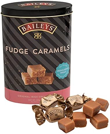 Gardiners of Scotland Handmade Fudge, Baileys Fudge Caramels 8.8 Ounce Tin