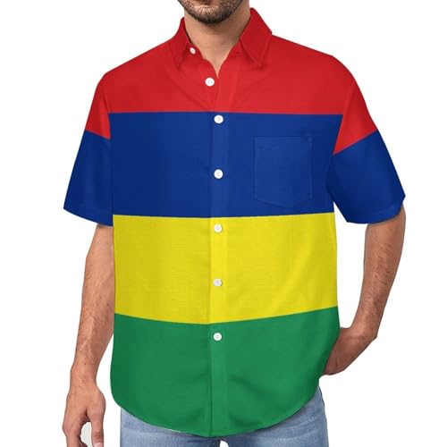 Chemise hawaïenne île Maurice pour homme de S à 7XL
